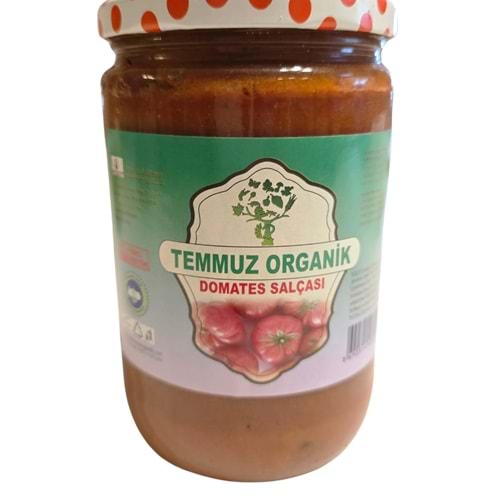 DOMATES SALÇASI 700 GR (ORGANİK)