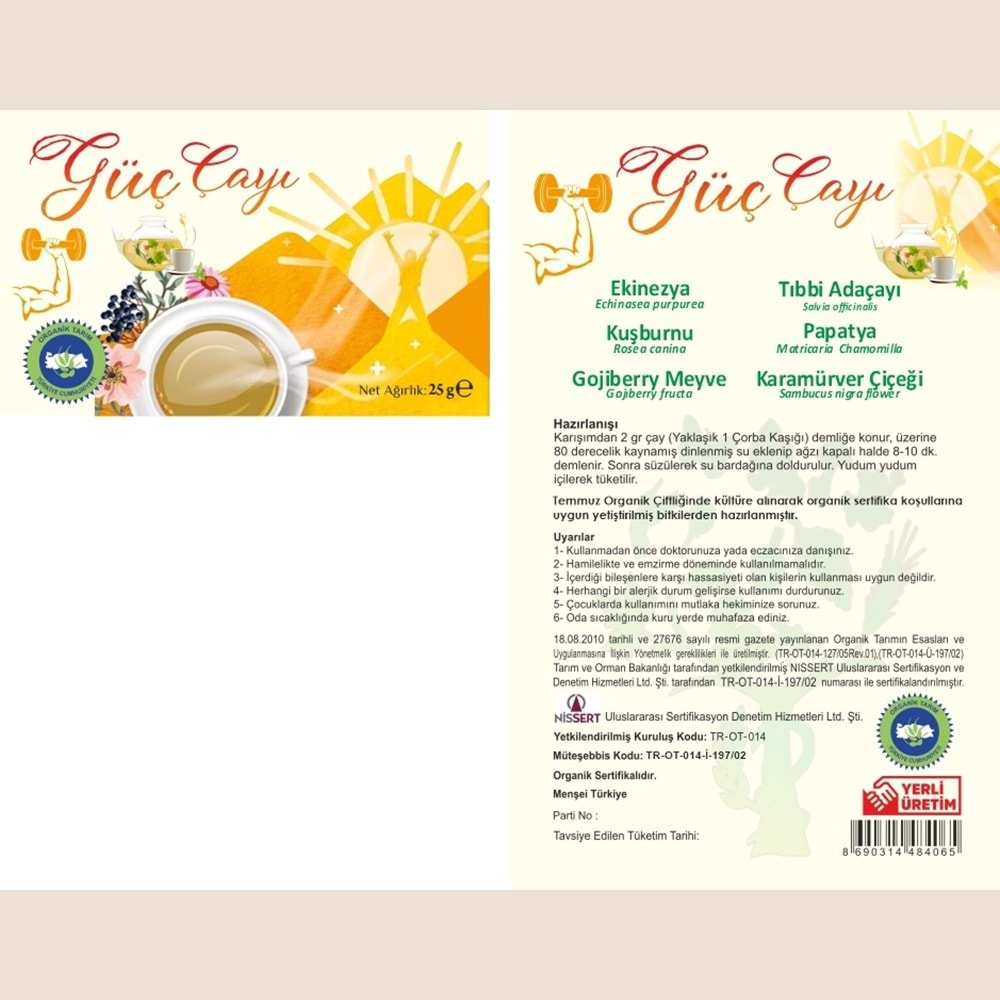 GÜÇ ÇAYI 25 GR